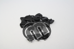 Hold-On Clip Mini schwarz (klein), 10er Pack