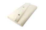 B�hnenmolton konfektioniert, naturwei�, beige,  3m x 6m