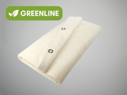 Dekomolton GREENLINE konfektioniert naturweiß