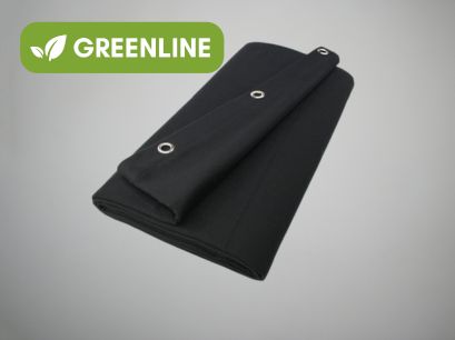 Dekomolton GREENLINE konfektioniert schwarz