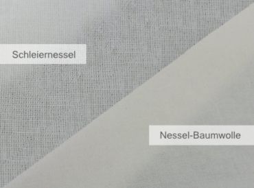 Nesselstoff kaufen - Baumwollnessel & Schleiernessel
