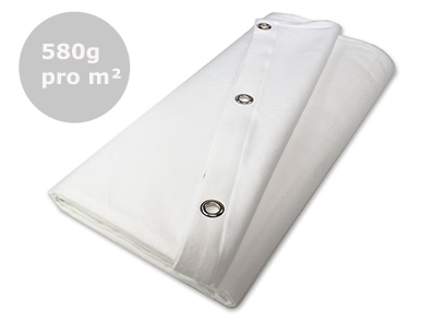 Schwere Vorhänge ab 580g/m² in Weiß