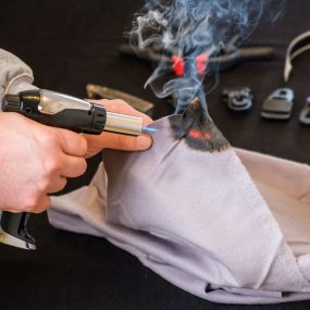 Brandschutzimprägnierung für Stoffe