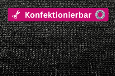 Bühnengaze B1 Meterware Typ 203 schwarz 307 cm, 170 g/m², 50 lfm