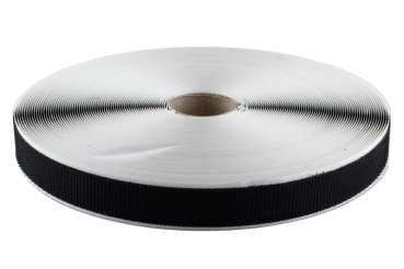 25m 20mm Klettband Selbstklebend Klettverschluss Weis oder Schwarz 
