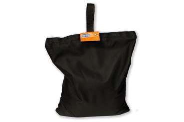 Wentex Eurotrack Ballastsack 5 kg schwarz – Gegengewicht zur Stabilisierung von Vorhängen und Traversen im Bühnen- und Veranstaltungsbereich stehend