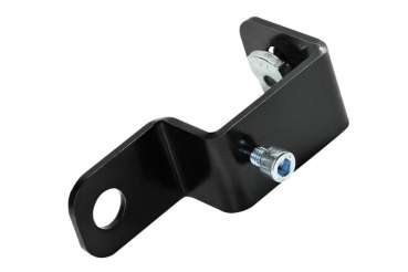 Wentex Eurotrack Endanschlag schwarz – Endstück mit Öse zum Stoppen der Laufrollen und Befestigen des Vorhanganfangs im Eurotrack Schienensystem