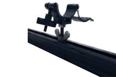 Wentex Eurotrack Halfcoupler in Vorhangschiene installiert