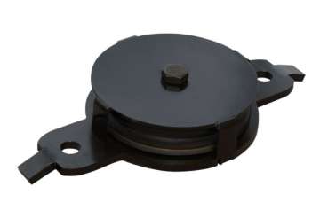 Wentex Eurotrack Umlenkrolle 85 mm schwarz – robuste Rolle zur Umlenkung von Seilen im Eurotrack Schienensystem für Bühne, Studio oder Messe