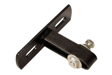 Wentex Eurotrack Wandarm 100 mm schwarz – Wandhalterung mit Schrauben zur sicheren Befestigung von Eurotrack Schienensystemen an festen Wänden