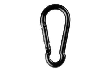 Wentex Karabiner 6 mm schwarz im 10er Set – ideal für Eurotrack Laufrollen/Runners und Vorhänge mit Ösen