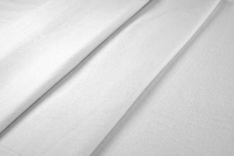 Weiss Bühnen Molton 300 cm Breit 100% Baumwollstoff Stoff Blickdicht Vorhang 