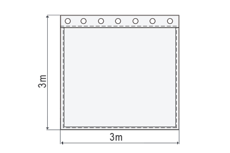 3 x 3 m Bühnenmolton GP 10,50 €/m schwarz Molton  B1 zertifiziert Raumhöhe 