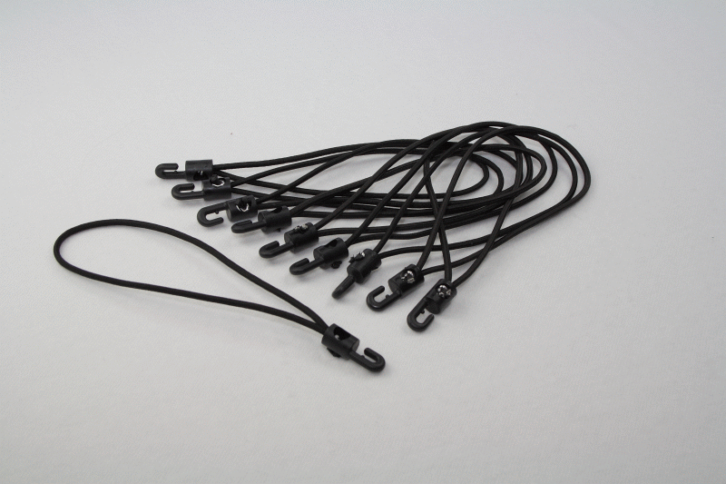 Gummispanner schwarz 100er Pack