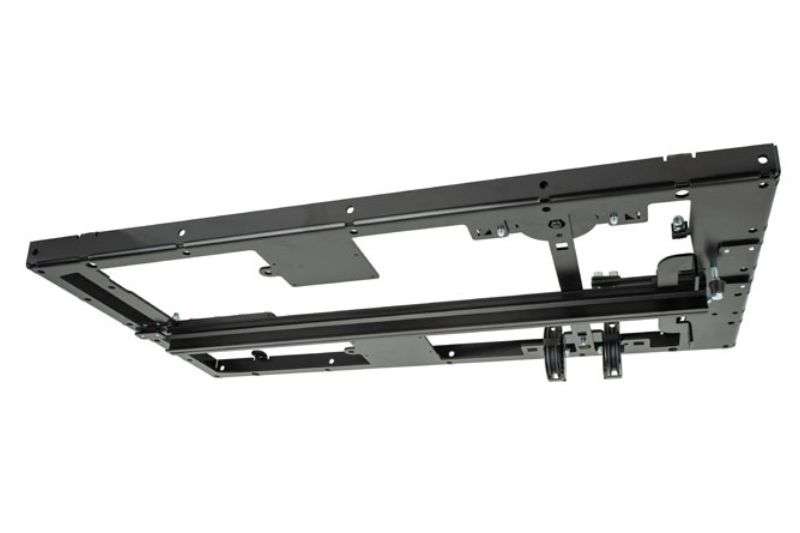 Wentex Eurotrack 2-Wege Schalter – manuelles Steuerelement für zwei Vorhangrichtungen, schwarz pulverbeschichtet, mit Stahlrahmen für Pro-30 Traverse