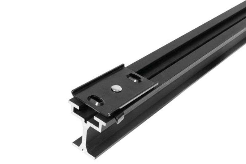 Wentex Eurotrack Deckenhalterung Schnellmontage – schwarzer Halter Vorhangschiene für schnelle Schienenmontage an der Decke mit verstellbarem Winkel und Schnellverschluss