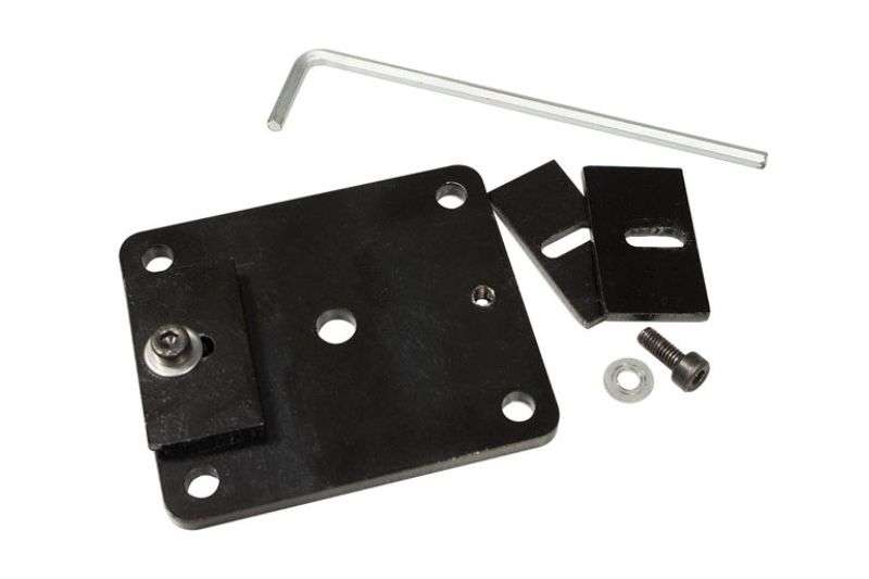 Wentex Eurotrack Deckenhalterung schwarz pulverbeschichtet – Ansicht Einzelteile