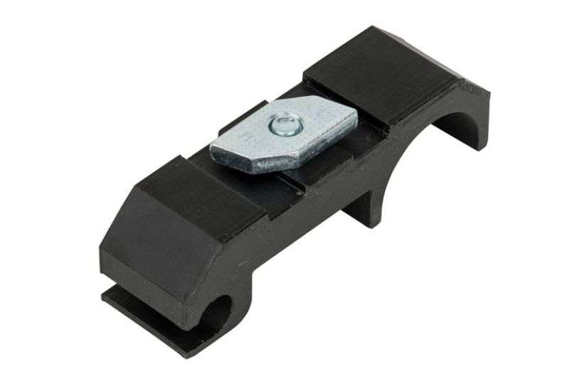 Wentex Eurotrack Seilführung schwarz – mit Gleitmutter silber