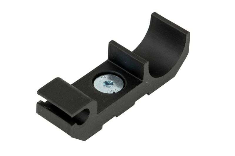 Wentex Eurotrack Seilführung schwarz – kompakte, schwarz beschichtete Vorhangzug Seiltechnik