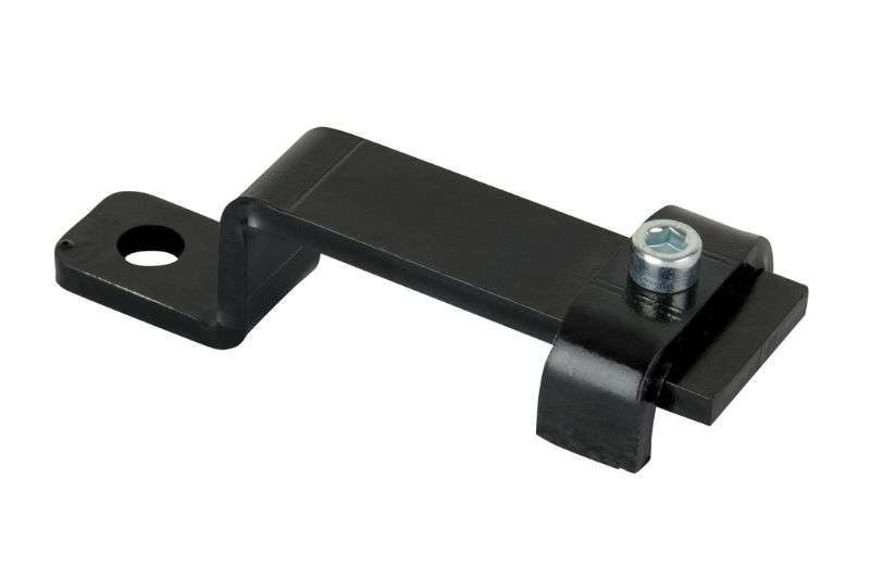 Wentex Eurotrack Seilverbinder gerade – Verbindungselement für Seilführungen an Hochleistungslaufrollen im Eurotrack System, schwarz, 112 x 38 x 40 mm