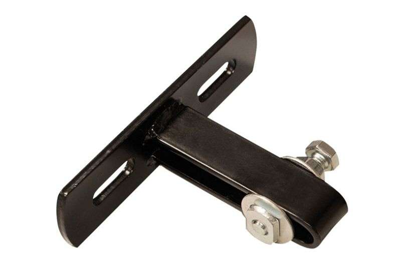 Wentex Eurotrack Wandarm 100 mm schwarz – Wandhalterung mit Schrauben zur sicheren Befestigung von Eurotrack Schienensystemen an festen Wänden