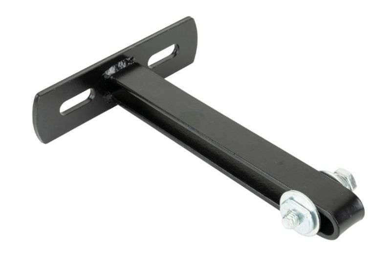 Wentex Eurotrack Wandarm 200 mm schwarz – pulverbeschichtete Wandhalterung mit Schrauben zur stabilen Befestigung von Eurotrack Schienensystemen