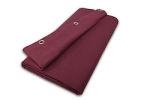 Akustikvorhang bordeauxrot Molton 300 g/m² B=4m (geöst) x H=3m