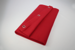 Akustikvorhang kirschrot Molton 300 g/m² B=4m (geöst) x H=3m