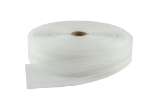 Faltenband 1er, transparent, 90 mm breit, Meterware