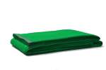 Flächenvorhang blickdicht, eingenähtes Kräuselband, greenscreen, Bühnenmolton (300 g/m²)