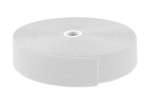 Flauschband zum Aufnähen, weiß, 20 mm breit, Meterware