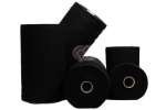 Rollmolton Bühnenmolton B1 schwarz 300g/m² 60lfm, 5 Breiten