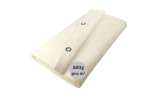 Schwerer Vorhang naturweiß Molton 580 g/m² B=3m (geöst) x H=3m
