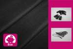 Set Eco Molton schwarz 6m x 3m (inkl. 24 Gummispanner und 24 Hold-On-Clips)